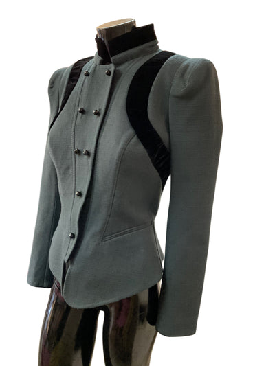 Roberto Cavalli Size 40 Green Jacket