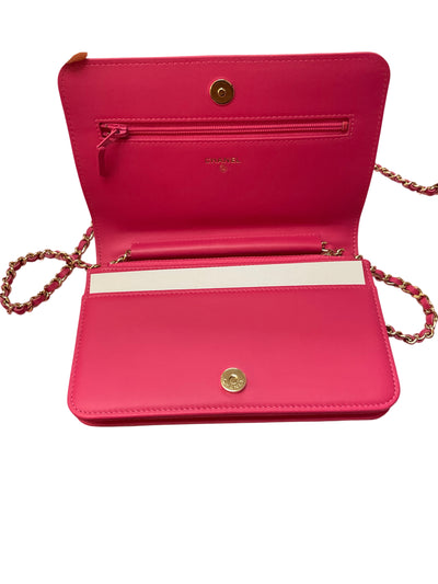 chanel Hot Pink Handbag