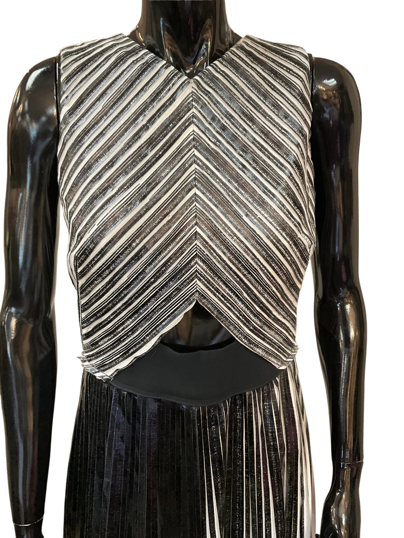 Proenza Size 6 Black & White Dress