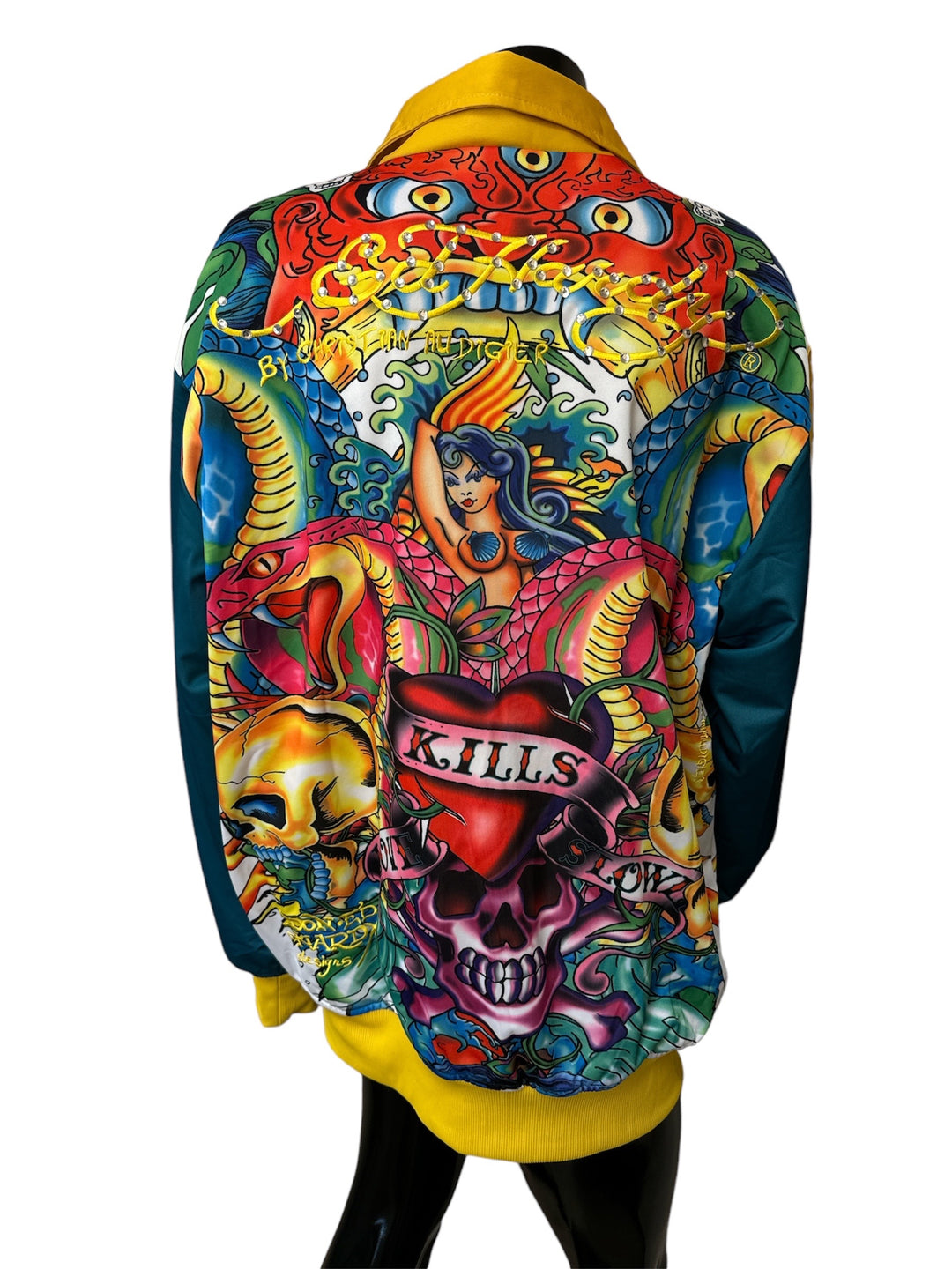 希少最安値ベロアChristian Audigier ネイビー ジャケット 希少最安値ベロアChristian Audigier ネイビー ジャケット
