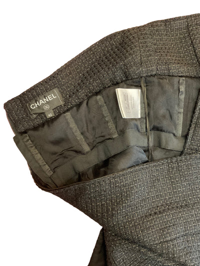 chanel Size 42 Black Bustier
